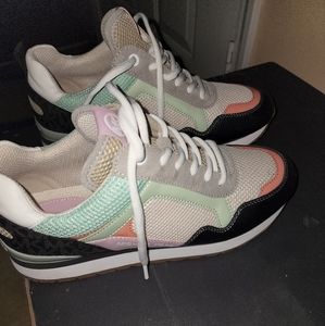 Michael Kors Wilma Mixed Trainer Sneaker